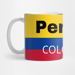 Pereira City in Colombian Flag Mug